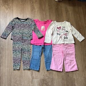 Bundle of Casual Toddler Girl Clothing Size 24 Months